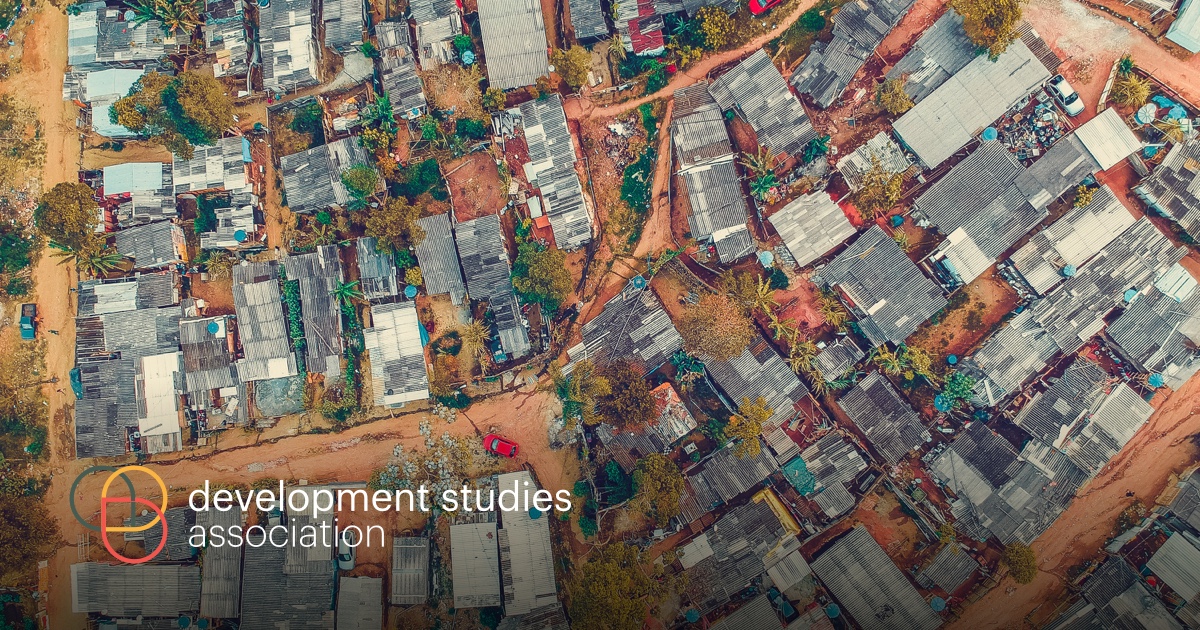 SOASDevelopment's tweet card. The Development Studies Association is the UK based membership organisation for all those studying, researching and teaching global development.