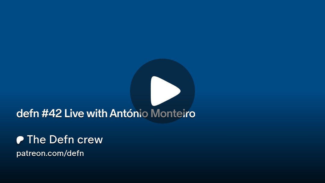 DefnPodcast's tweet card. Get more from The Defn crew on Patreon