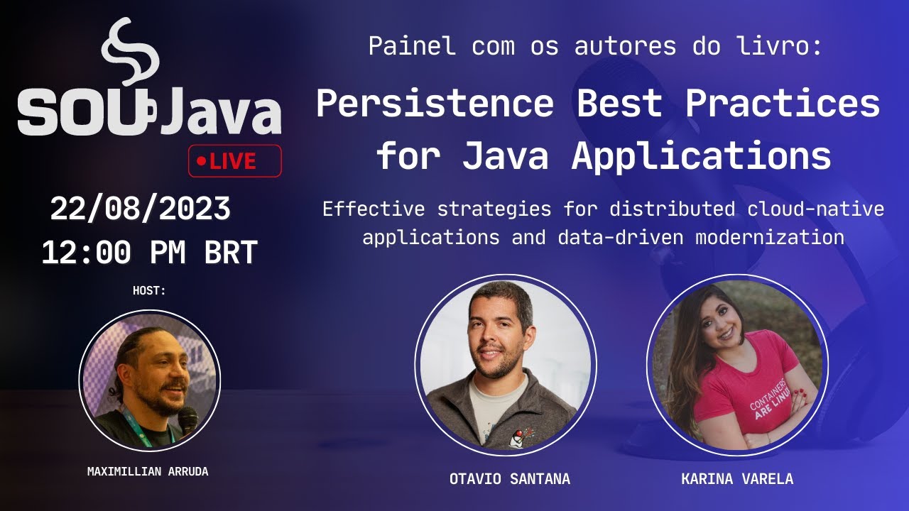 maxdearruda's tweet card. Livro: "Persistence Best Practices for Java Applications" com Otavio...