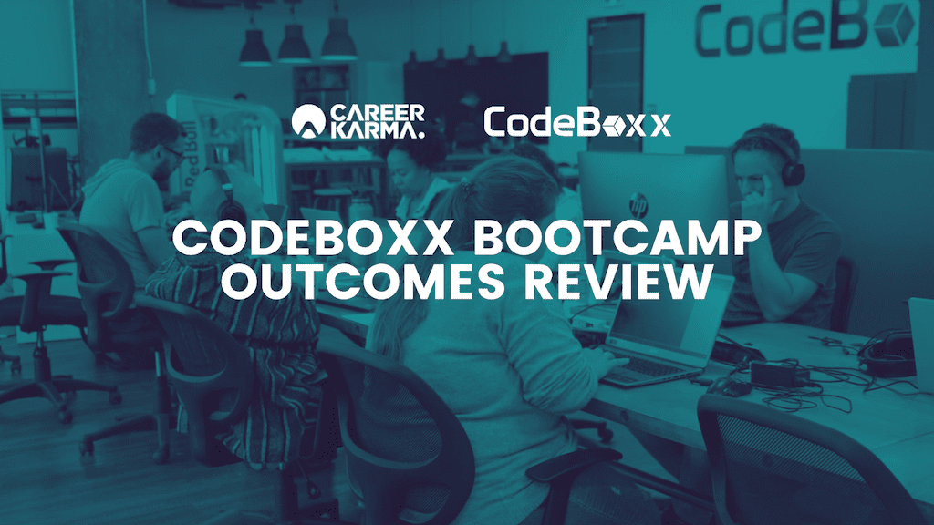 Career_Karma's tweet card. Is CodeBoxx worth it? Read on as we dive into the coding bootcamp’s graduate outcomes.