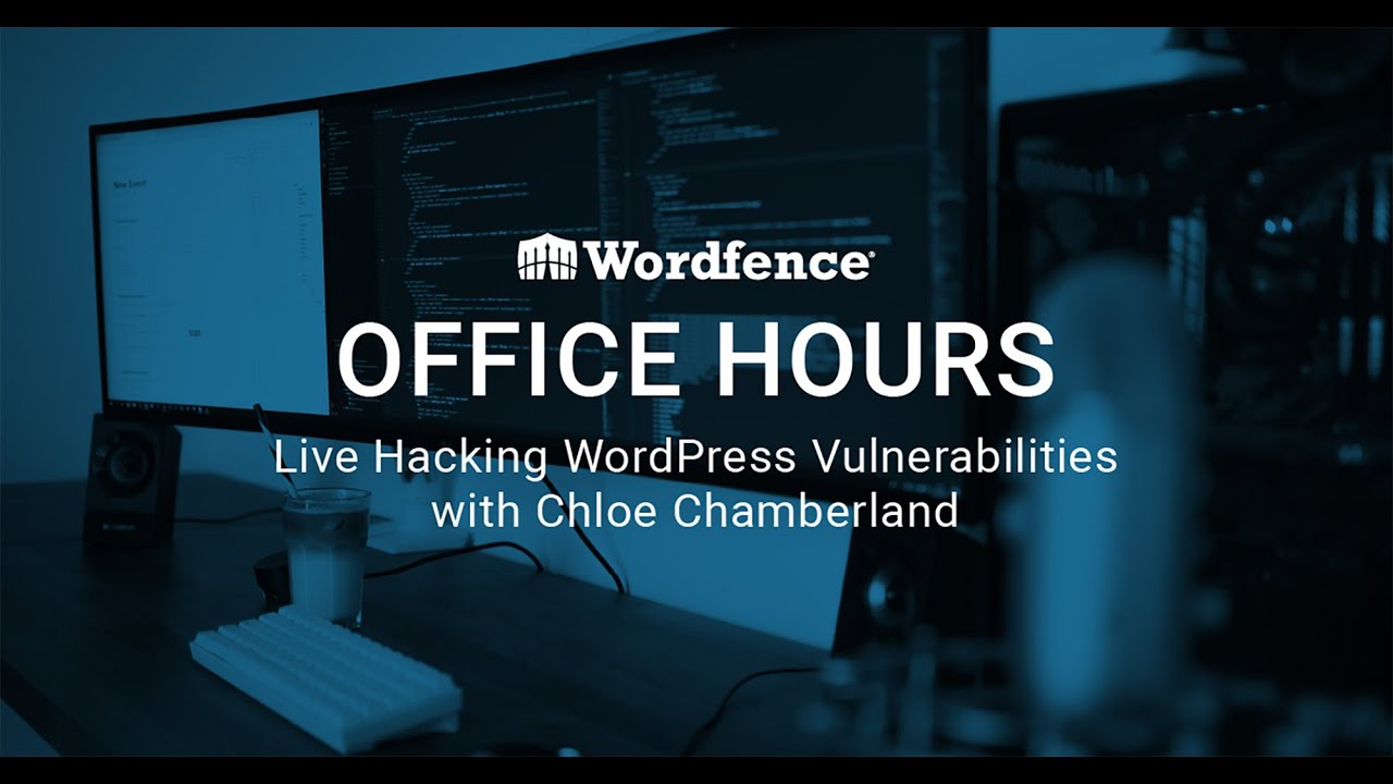 wordfence's tweet card. Wordfence Office Hours: Live Hacking WordPress Vulnerabilities with...