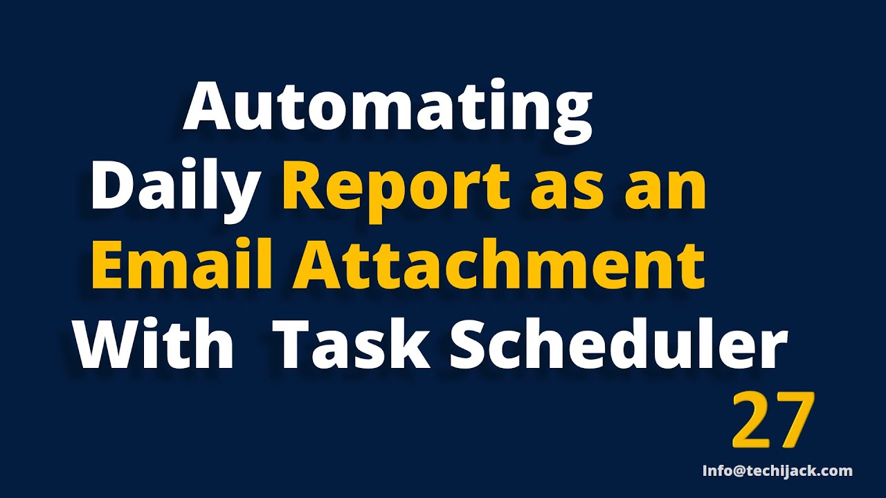 jack_techi's tweet card. How to Automate PowerShell Script With Task Scheduler