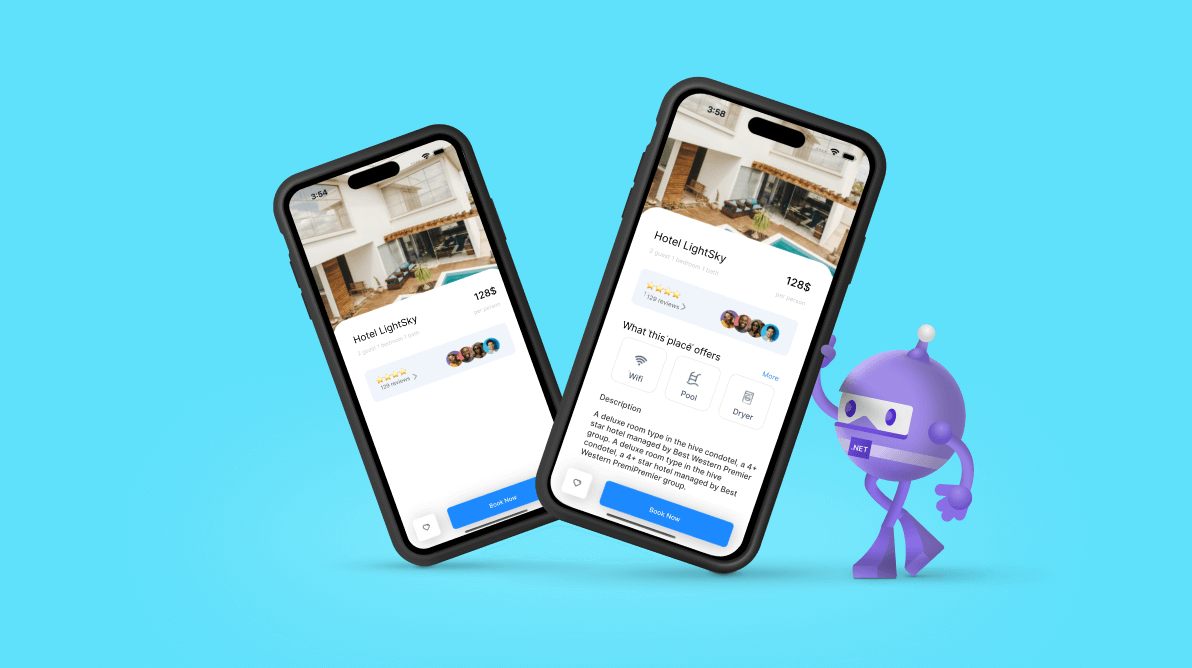 DotNetCodeIT's tweet card. This blog explains how to develop a hotel booking UI using Syncfusion .NET MAUI controls with code examples.