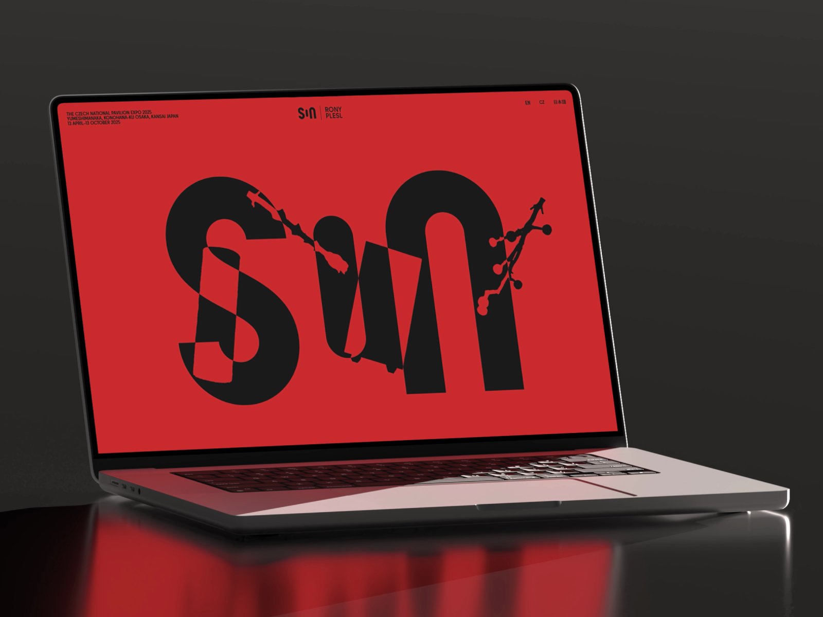 michaeldolejs's tweet card. Interactive website for Sin Studio Gallery exhibition platform representing Czech Republic at the EXPO 2025.