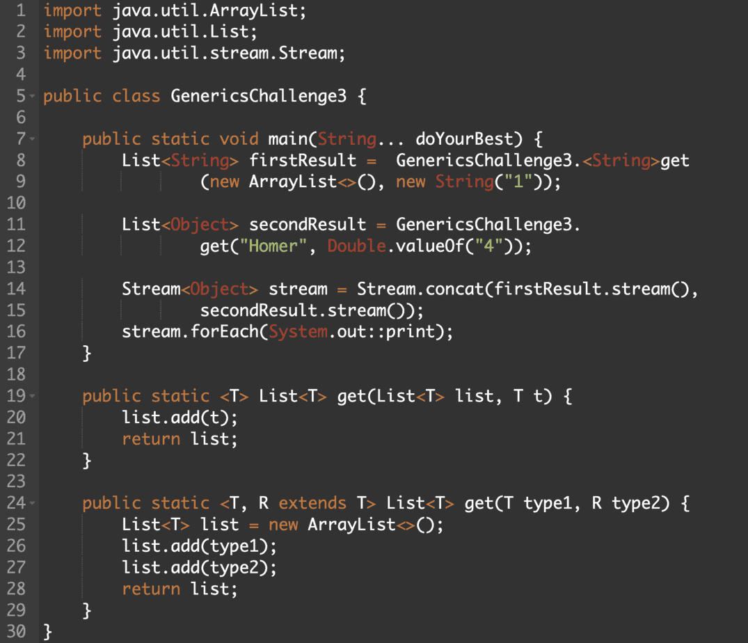 RafaDelNero's tweet card. It's possible to use type erasure generics in a method with Java. To know how to use generics is important because then you are able to...