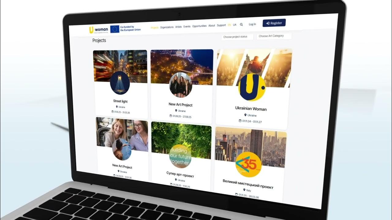 w4techEU's tweet card. Ukrainain Woman Promo Video