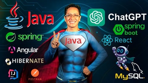 TechVaticus's tweet card. El mejor curso Java con aplicaciones del mundo real (Escritorio, Web y Full Stack) Spring, Hibernate, JakartaEE, ChatGPT