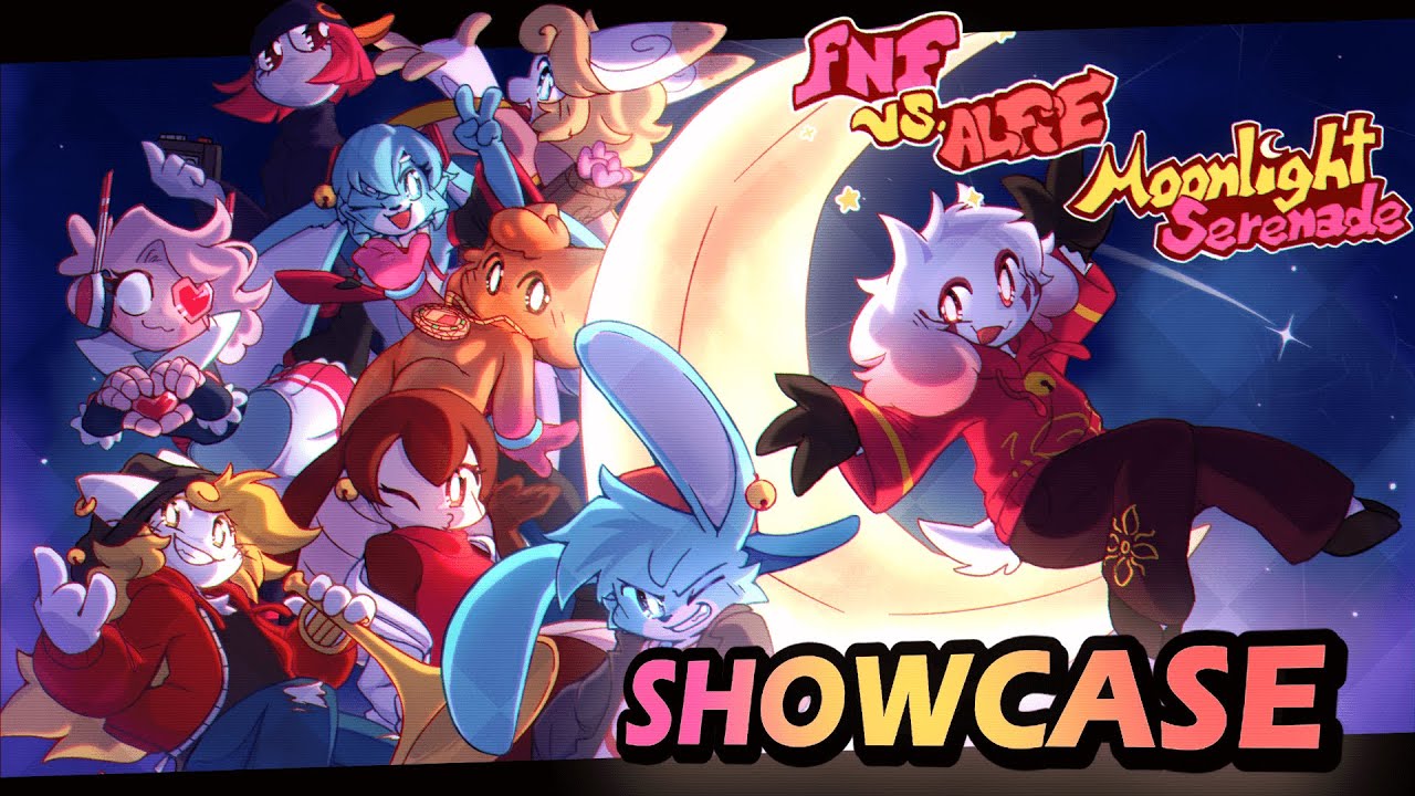 Mkv8Art's tweet card. FNF Vs. Alfie - Moonlight Serenade FULL SHOWCASE