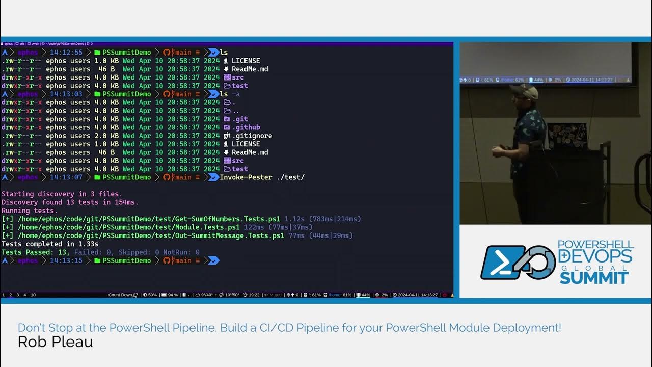 PSHSummit's tweet card. Don’t Stop at the PowerShell Pipeline. Build a CI/CD Pipeline for...