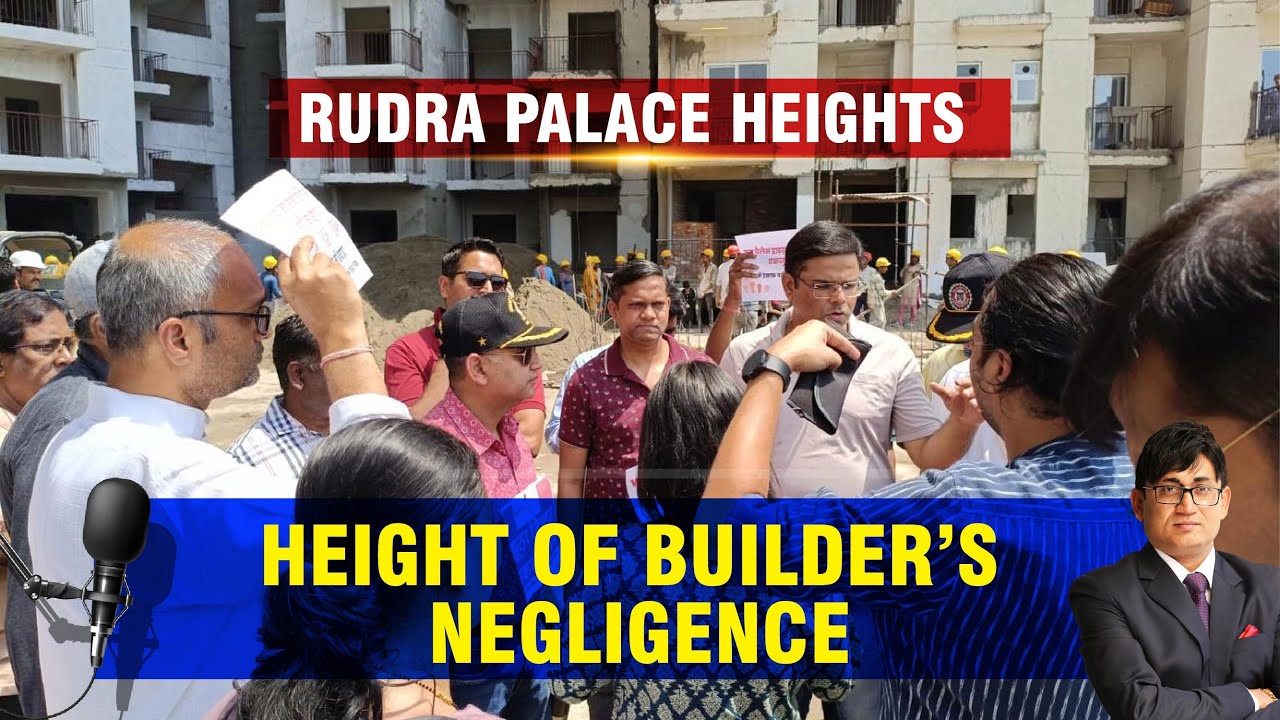 SunilN_Official's tweet card. Rudra Palace Heights I Greater Noida West Builder Cheating Home...