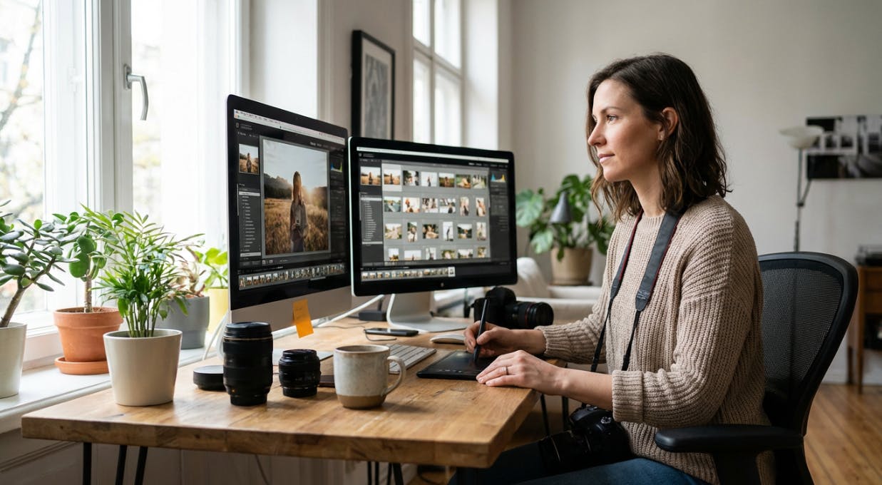 hackernoon's tweet card. Discover how AI text-to-image editing uses natural language to simplify visual content creation, boosting speed, creativity, and productivity.