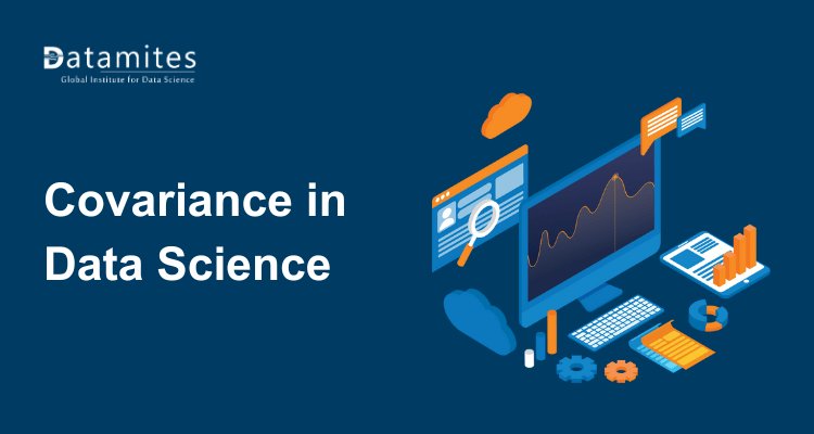 DataMites's tweet card. Covariance shows how two variables move together. In data science, it helps reveal relationships and trends, guiding predictions and deeper insights into data behavior.