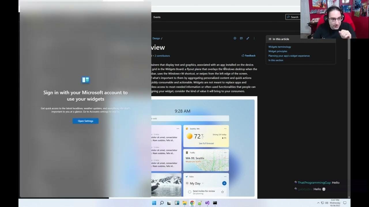 TProgrammingGuy's tweet card. Building a widget part 0.5
