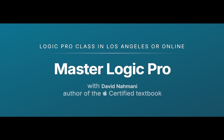 LogicProHelp's tweet card. Learn to Produce Music in Logic Pro — Hands-on class in Los Angeles or online