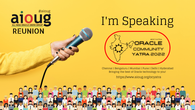 vivek_oracle's tweet card. My session on “Database Performance Analytics using Python” Last 2 years, we all connected over the Virtual World. It was a great experience. However, when it comes to connecting with t…