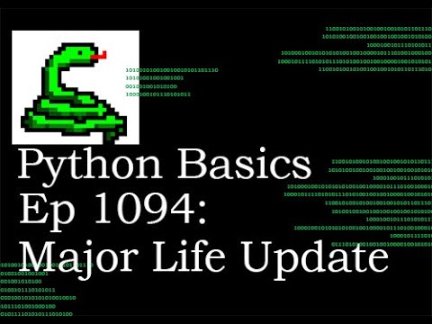 Python_Basics's tweet card. Python Basics Tutorial Major Life Update