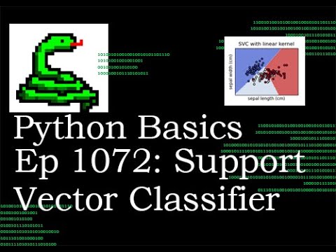 Python_Basics's tweet card. Python Basics Tutorial Support Vector Classification || Machine...