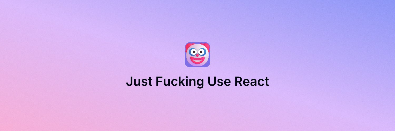 round's tweet card. An opinionated guide on why and when to use React (or similar JavaScript frameworks) for modern web development, especially for complex, interactive applications. Challenges the 'pure HTML' narrative.