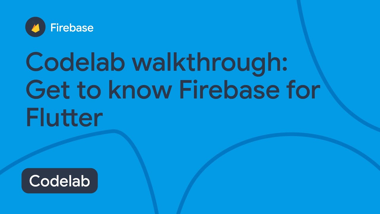 flutterdevs's tweet card. Codelab: Get to know Firebase for Flutter
