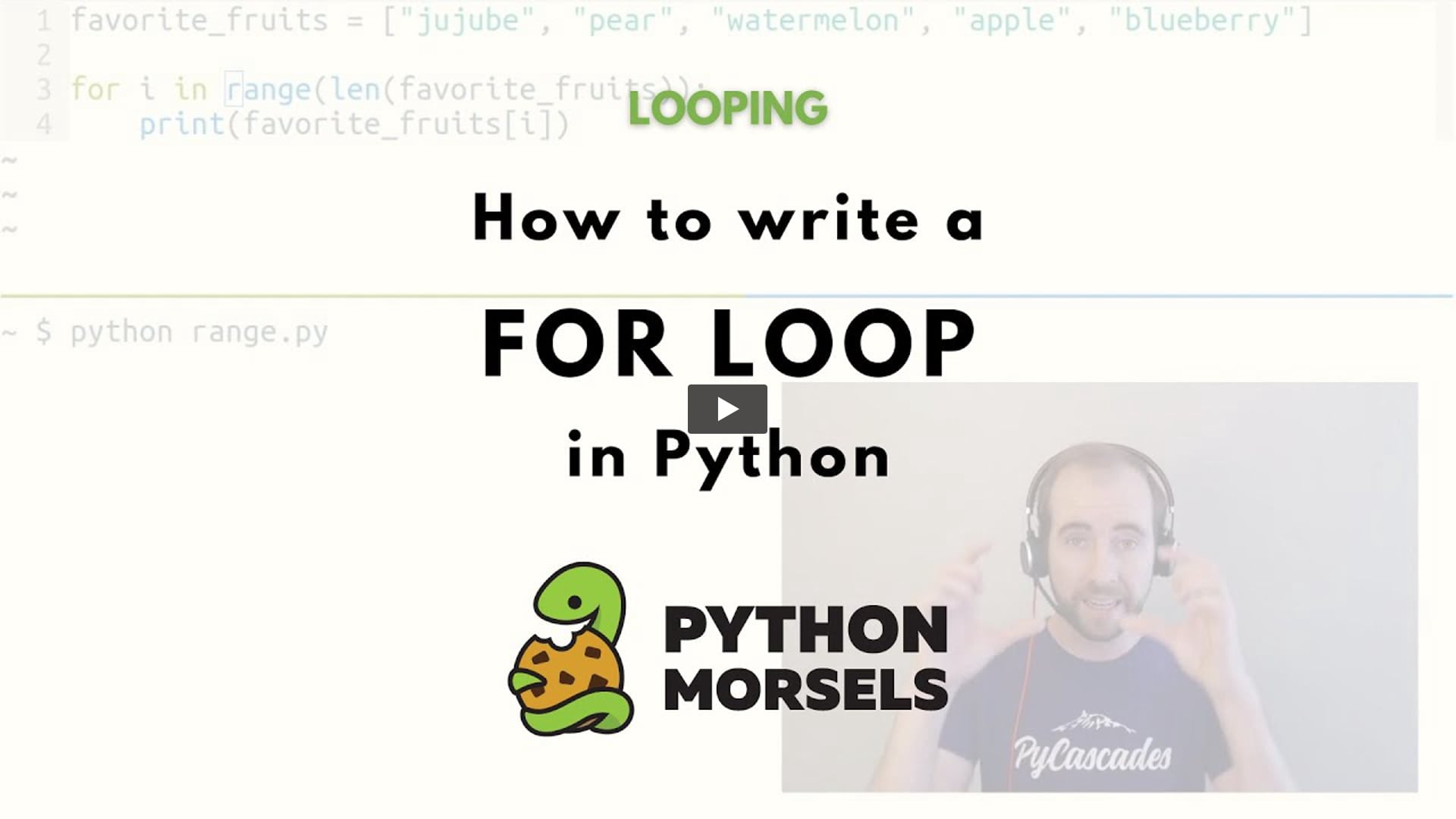 PythonMorsels's tweet card. Unlike traditional C-style for loops, Python's for loops don't have indexes. It's considered a best practice to avoid reaching for indexes unless you really need them.