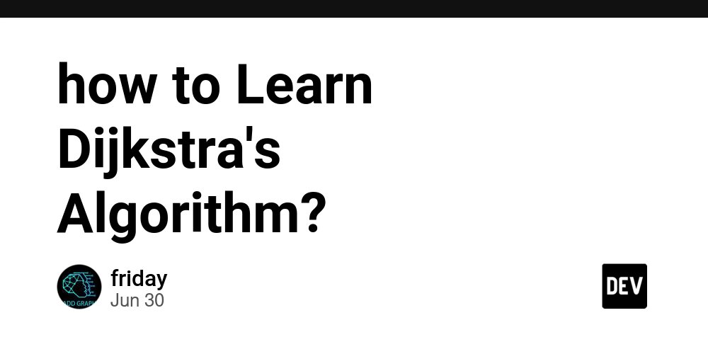 prod42net's tweet card. Learning Dijkstra's algorithm, a fundamental algorithm in computer science for finding the shortest...