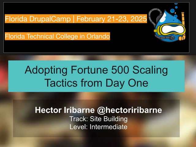 hectoriribarne's tweet card. Adopting Fortune 500 Scaling Tactics from Day One.pdf