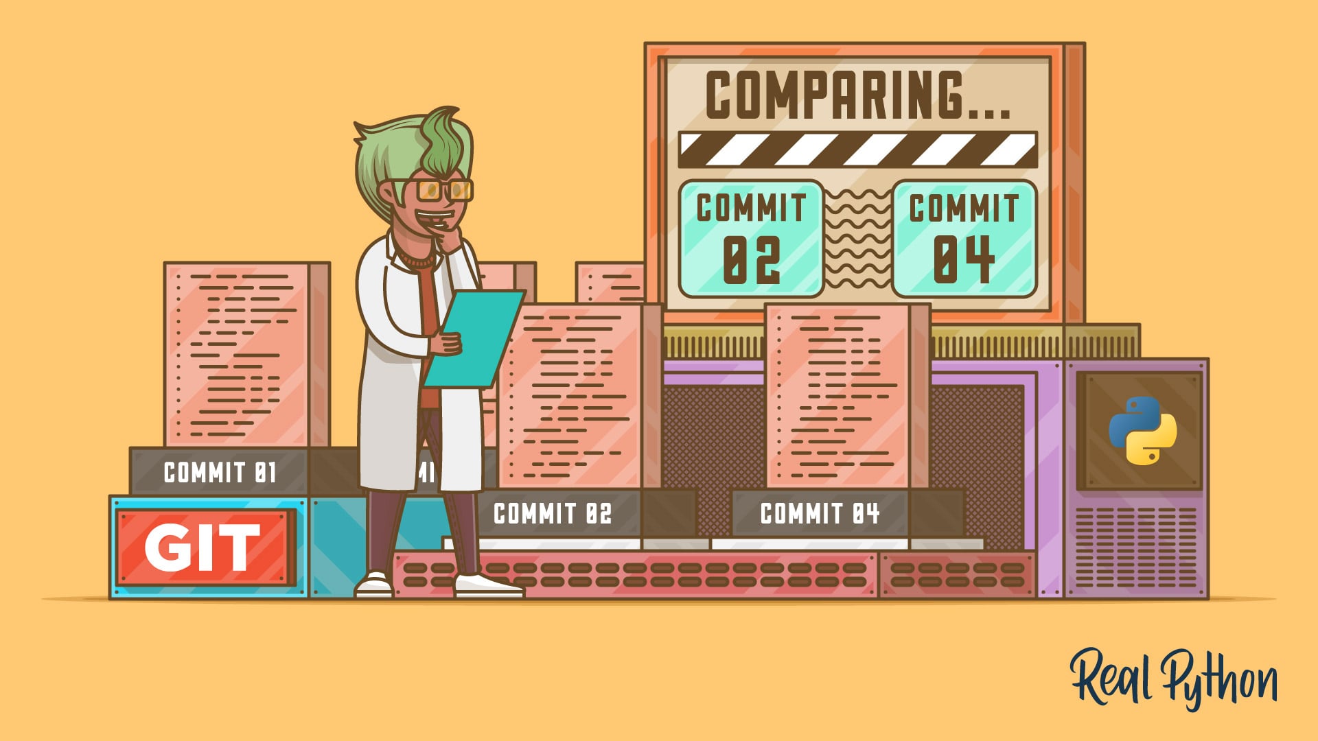 realpython's tweet card. What is Git, what is GitHub, and what's the difference? Learn the basics of Git and GitHub from the perspective of a Pythonista in this tutorial.