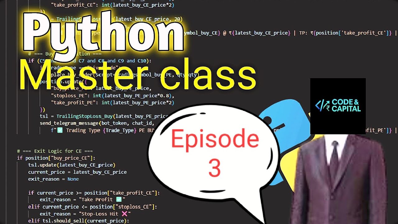 AshishAgar20551's tweet card. Python Masterclass Episode 3 | Python Variables & Data Types Explai...