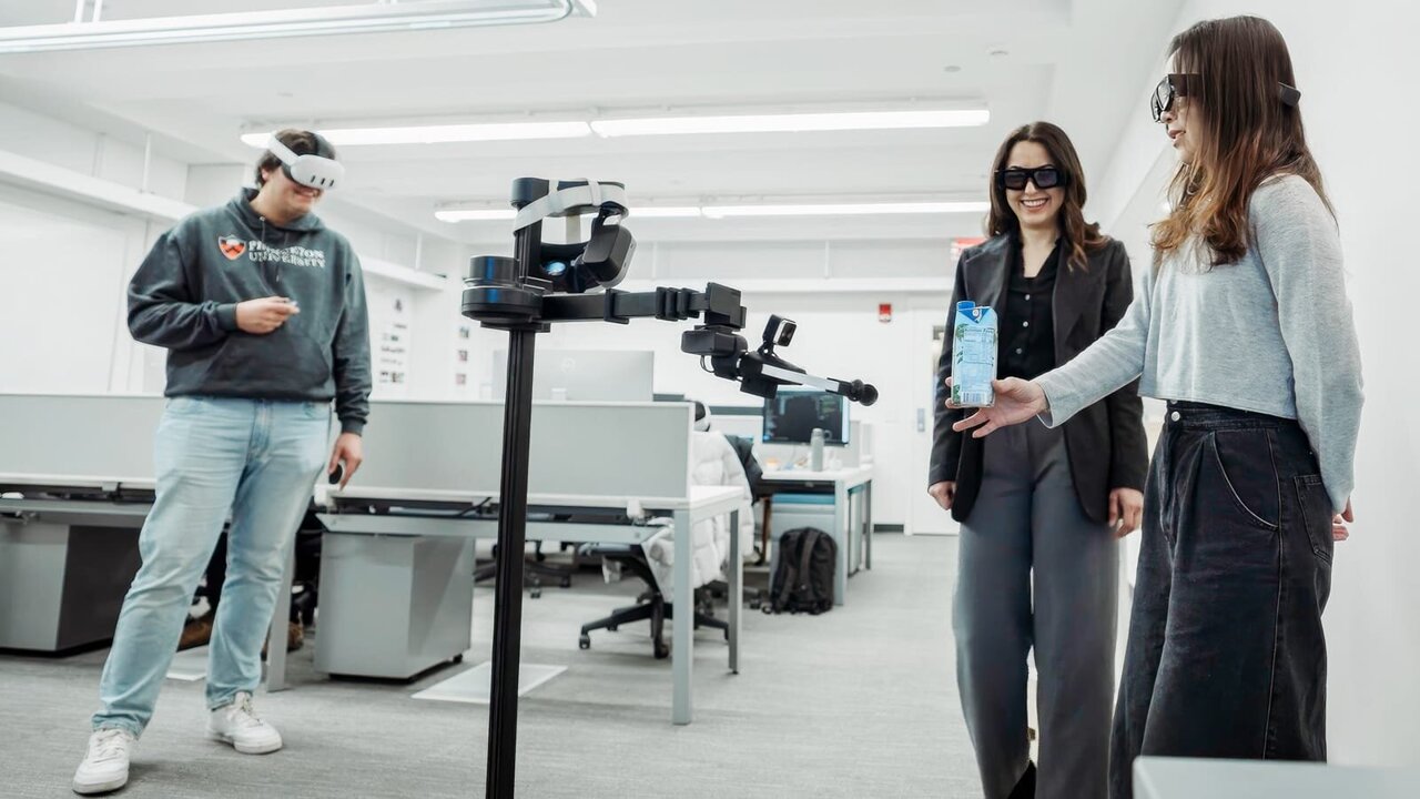 unity_devs's tweet card. Computer scientists at Princeton are working to bring virtual reality into the physical world, with the potential to enhance a variety of experiences, including remote collaboration, education,...