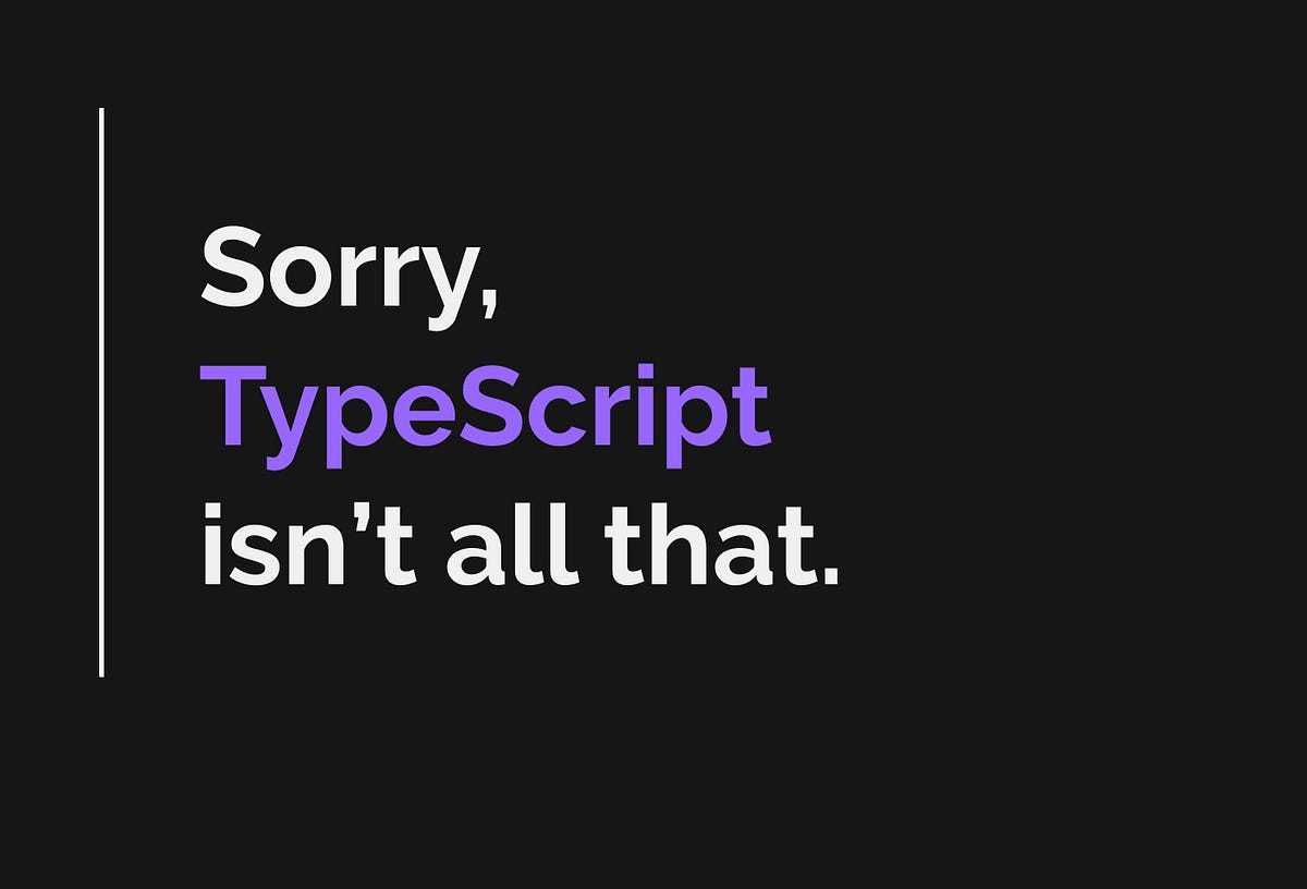 TypeScript_Geek's tweet card. In the era of typed JavaScript, sometimes we need to take a step back and weigh the negatives