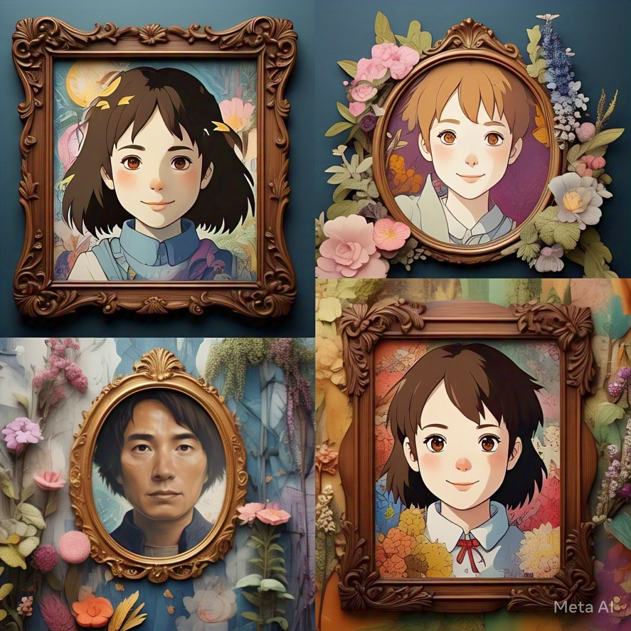 Megrisoft's tweet card. Create magical, Ghibli-style art with ChatGPT prompts! Learn how to turn yourself into a Studio Ghibli character using AI tools like DALL·E & Midjourney