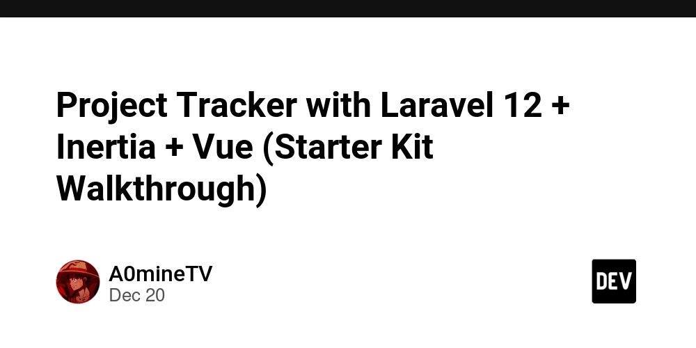 DevBlams's tweet card. Why we built this project We wanted a concrete, realistic starter project to validate a...