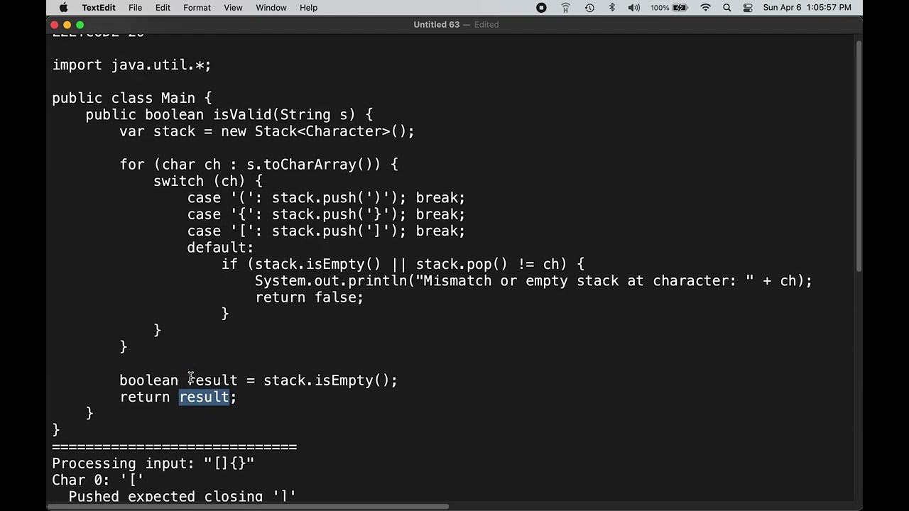 75Leetcode's tweet card. LEETCODE 20 : VALID PARENTHESIS : JAVA SOLUTION