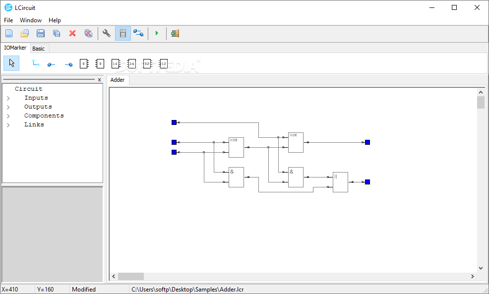 PHPNotepad's tweet card. Download LCircuit 1.3.3 Beta - Effortlessly model operations of circuits based on Boolean algebra with the help of this straightforward yet specialized application