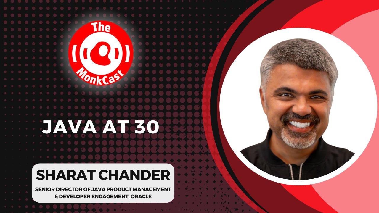 java's tweet card. Java turned 30 this year, and we’re celebrating. In this RedMonk conversation, Sharat Chander, Senior Director of Java Product Management & Developer Engagement at Oracle, stopped by to discuss this...