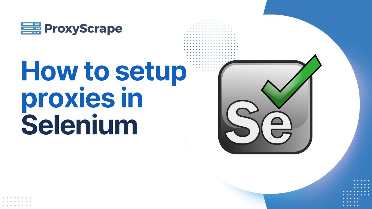 proxyscrape_'s tweet card. How to Set Up Proxies in Selenium with Python