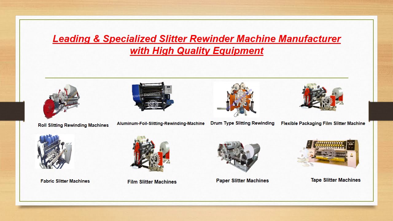 SlittingMachine's tweet card. Slitter Rewinder Manufacturers, Slitting and Rewinding Machine