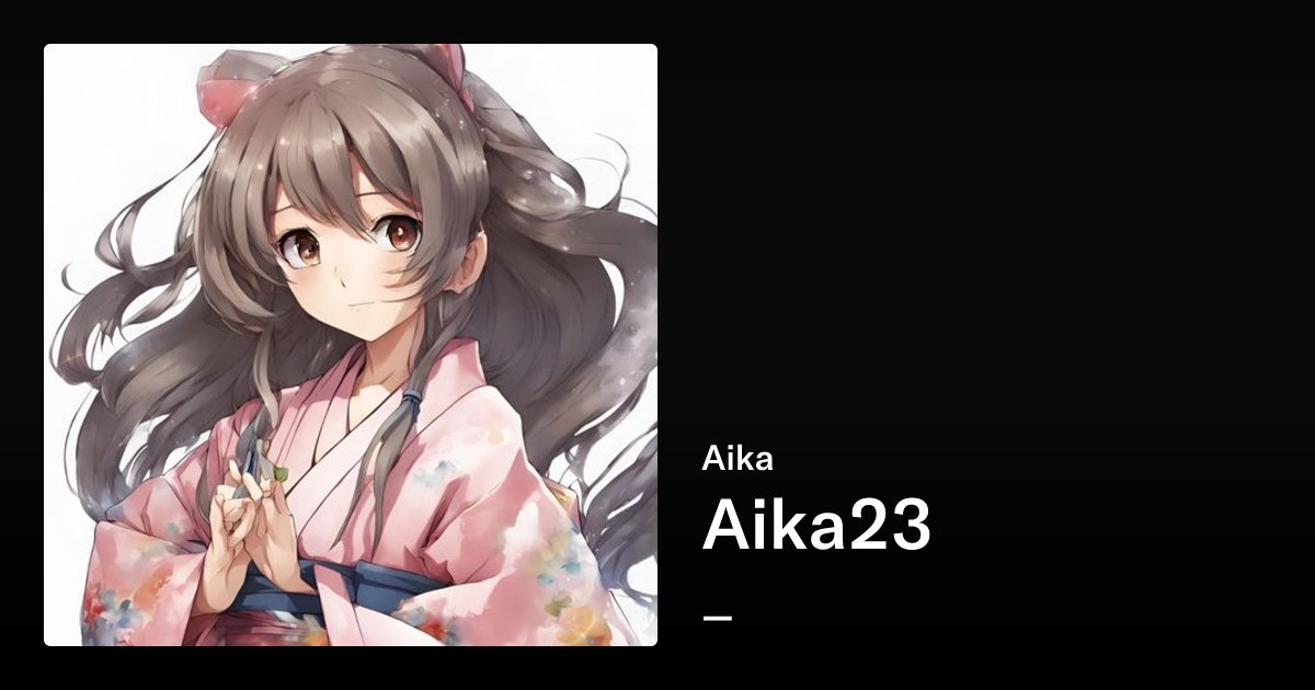 by_kanft's tweet card. I was born in a small village in Japan. I opened my eyes to the world as Aika. I love village life and I want to continue this life as a cartoon character in the metaverse.