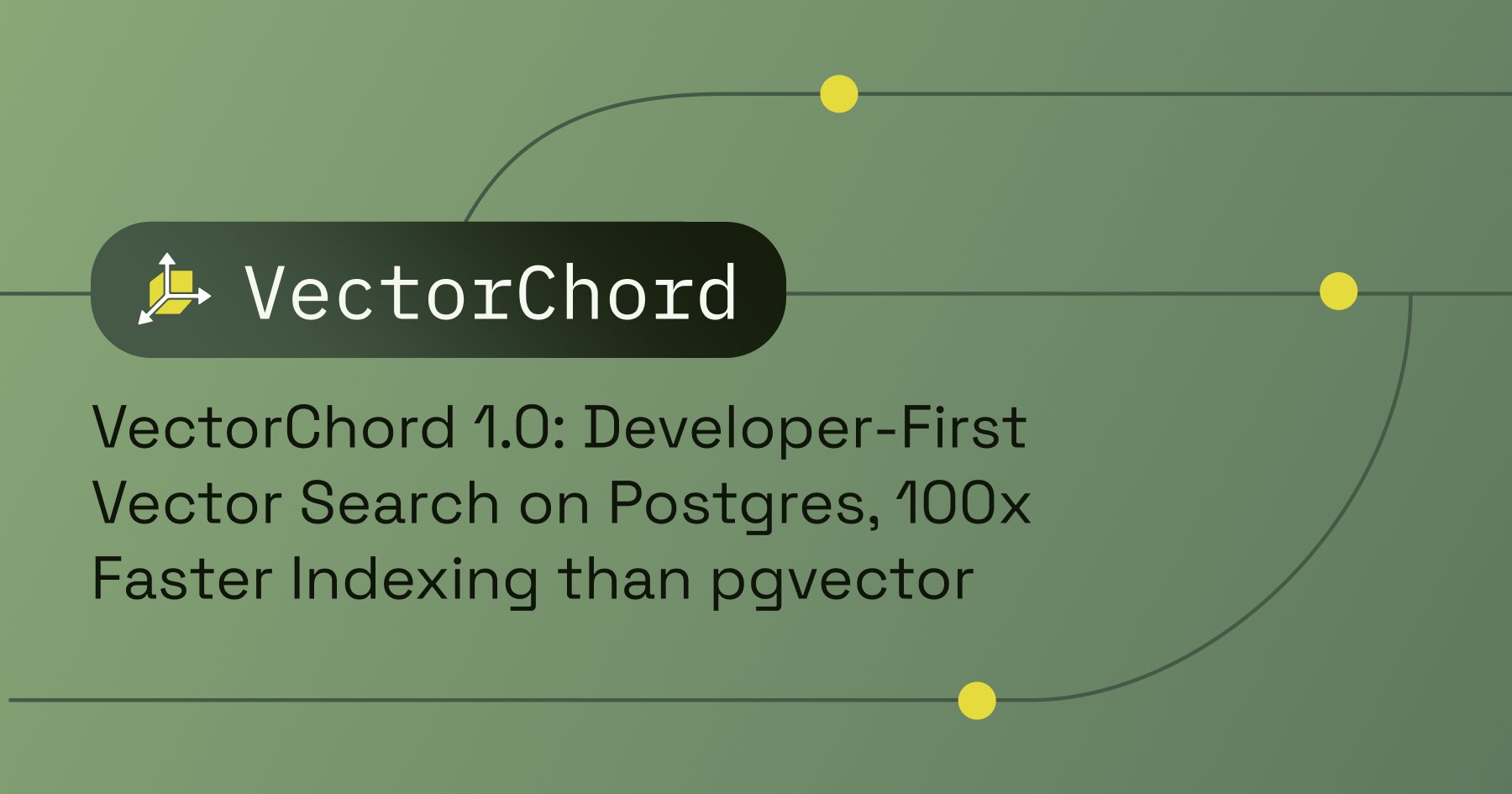_tech_robot_'s tweet card. Two years ago, when we published the very first pgvecto.rs blog post, we made a bet: Postgres is the best place to do vector search. Since then we’ve been iterating on that bet — from VBASE with...