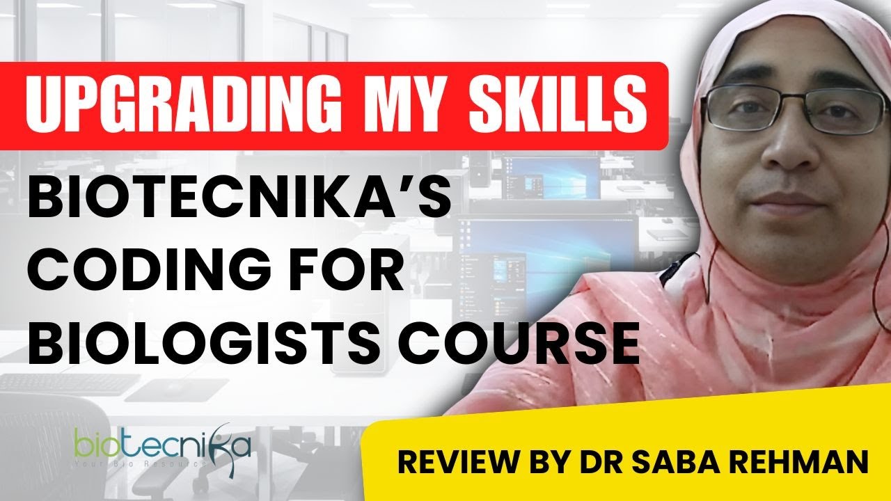 biotecnika's tweet card. Upgrading My Skills: Biotecnika’s Coding for Biologists Course Review...