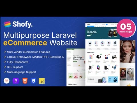 SwalafAgency's tweet card. How to Install Shofy - eCommerce & Multivendor Marketplace Laravel...