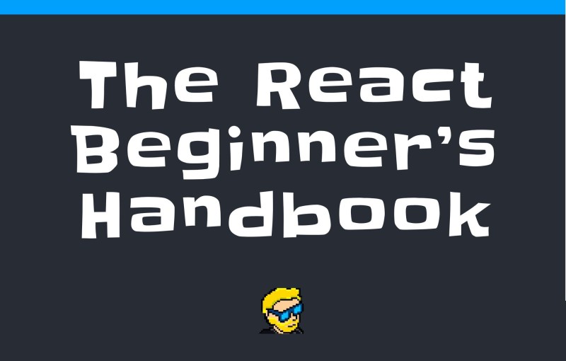 technicoder's tweet card. The React Beginners Handbook: #react #webdevelopment #javascript #javascriptframework