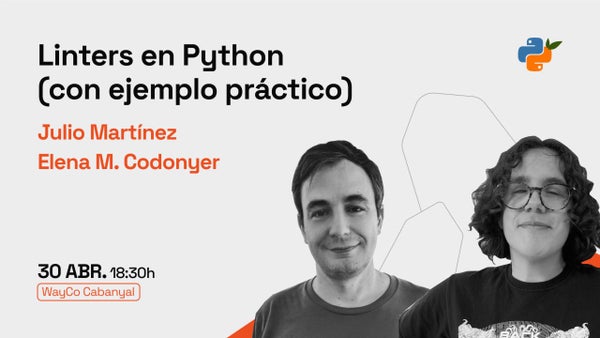 python_vlc's tweet card. Entre las diferentes herramientas que disponemos en python para mejorar la calidad de nuestro código, los linters destacan por su inmediatez y sencillez. En esta charla hab