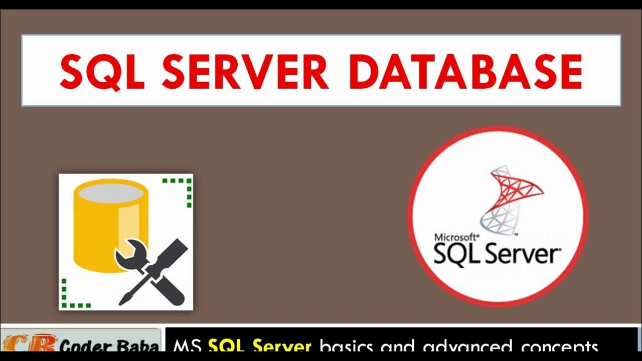 thecoderbaba's tweet card. Microsoft SQL Server Tutorial Part-1 | CODERBABA