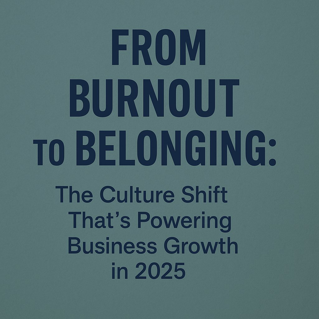 RazorSharpDigit's tweet card. The culture shift from burnout to belonging is driving real business growth in 2025. Learn how to build a thriving team. Read more today.