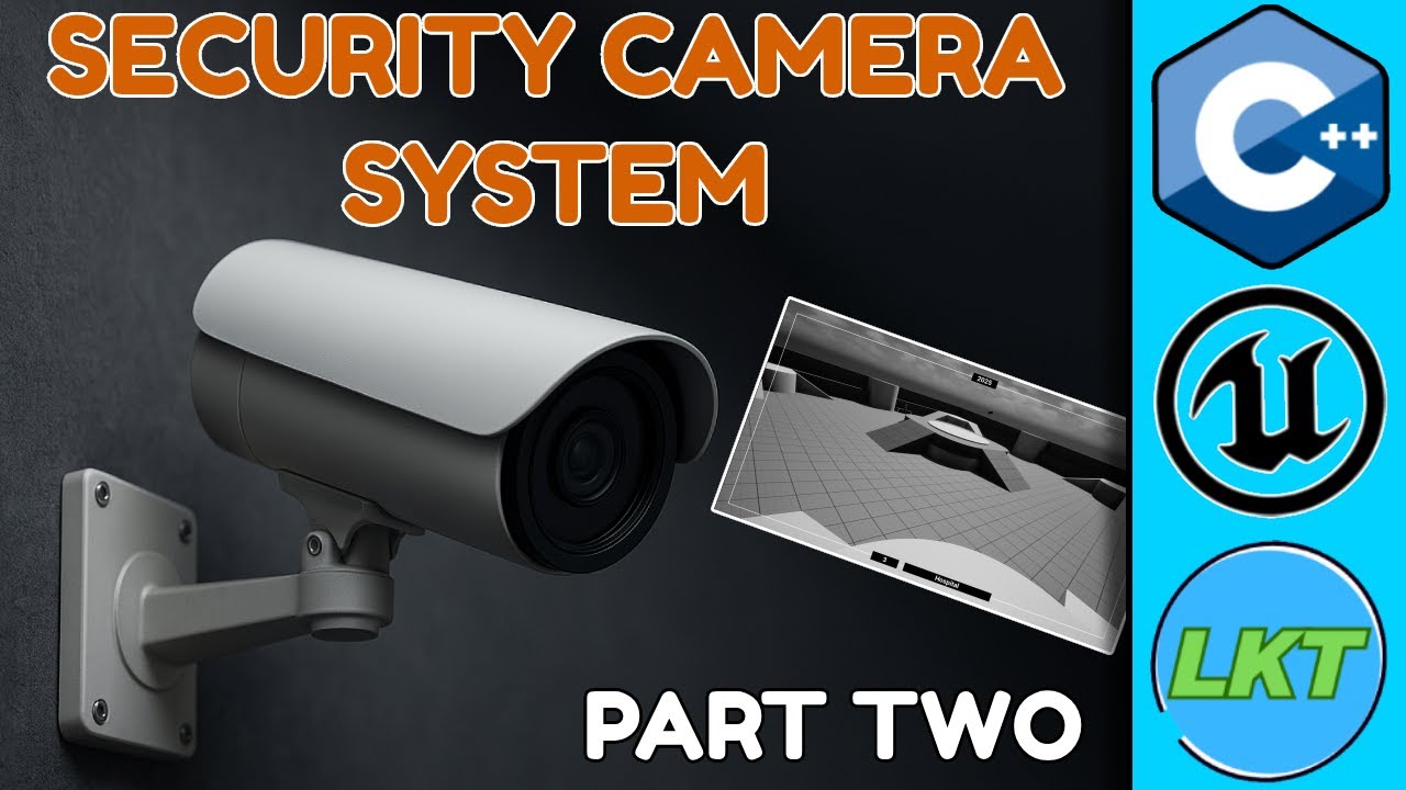 LukeKellyGDEV's tweet card. Create a Security Camera System in Unreal Engine C++ | Part Two