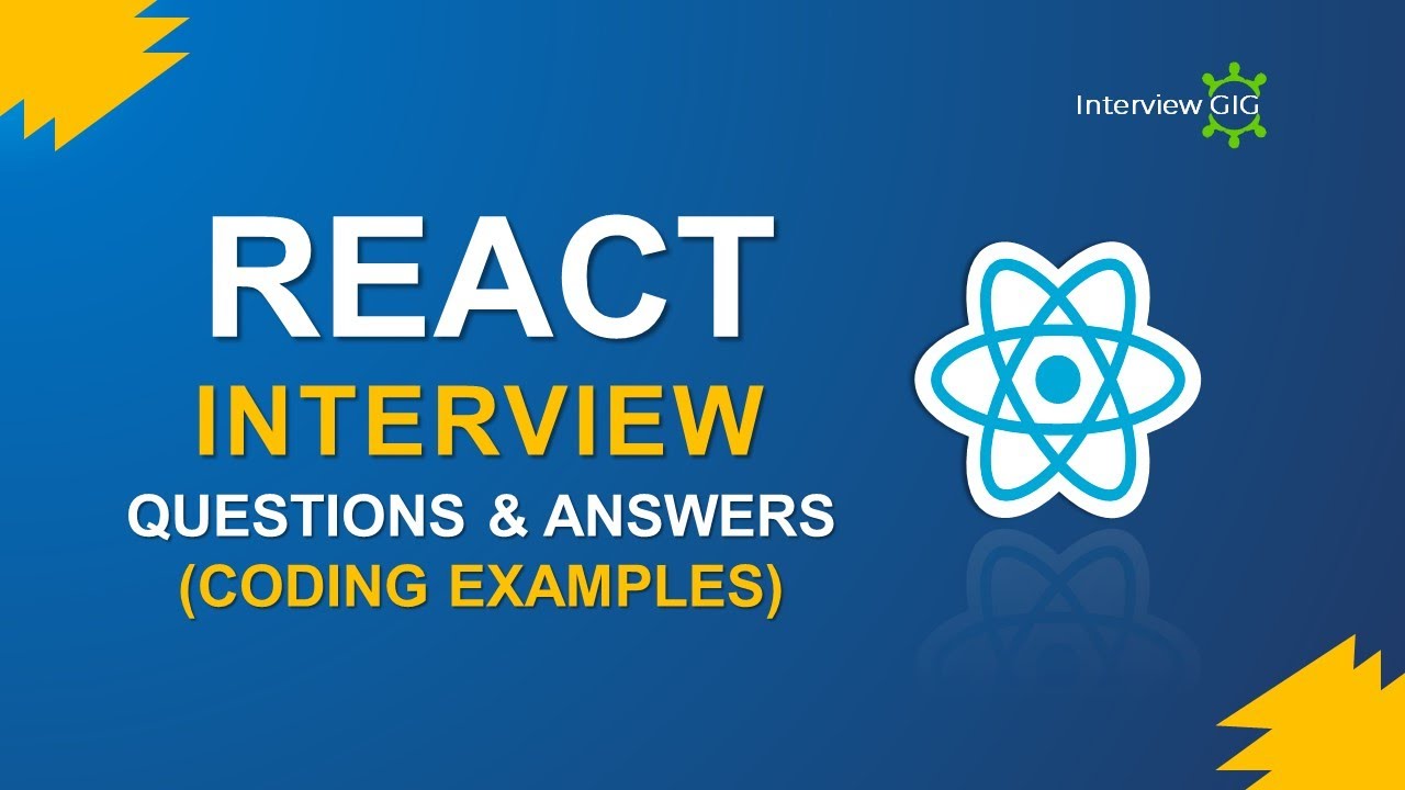 interviewgig's tweet card. React Interview Questions and Answers | ReactJS Interview Questions |...