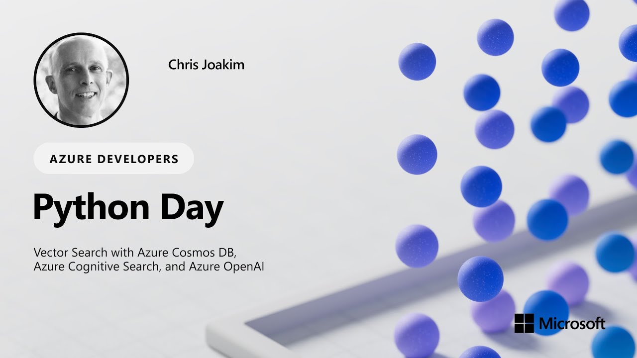 AzureCosmosDB's tweet card. Vector Search with Azure Cosmos DB, Azure Cognitive Search, and Azure...