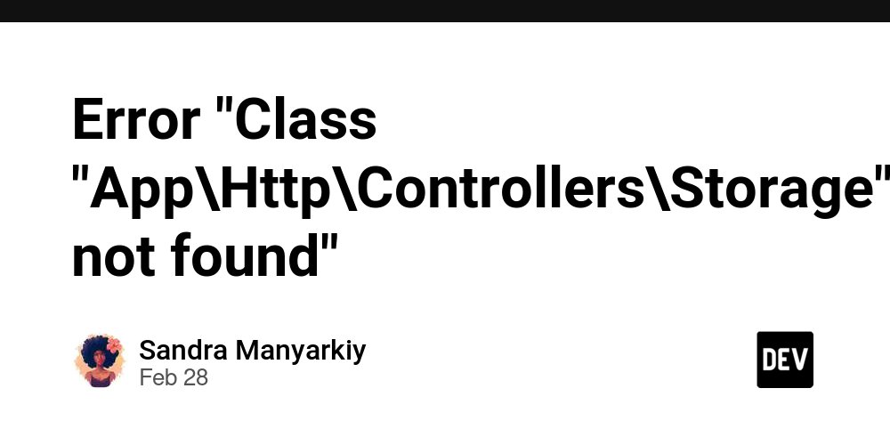 prod42net's tweet card. To fix this error, insert "use Illuminate\Support\Facades\Storage;" at the top of your...