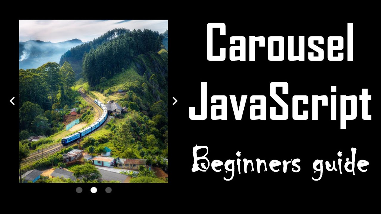 code_explained's tweet card. Create a Carousel With JavaScript, HTML And CSS | JavaScript Project...